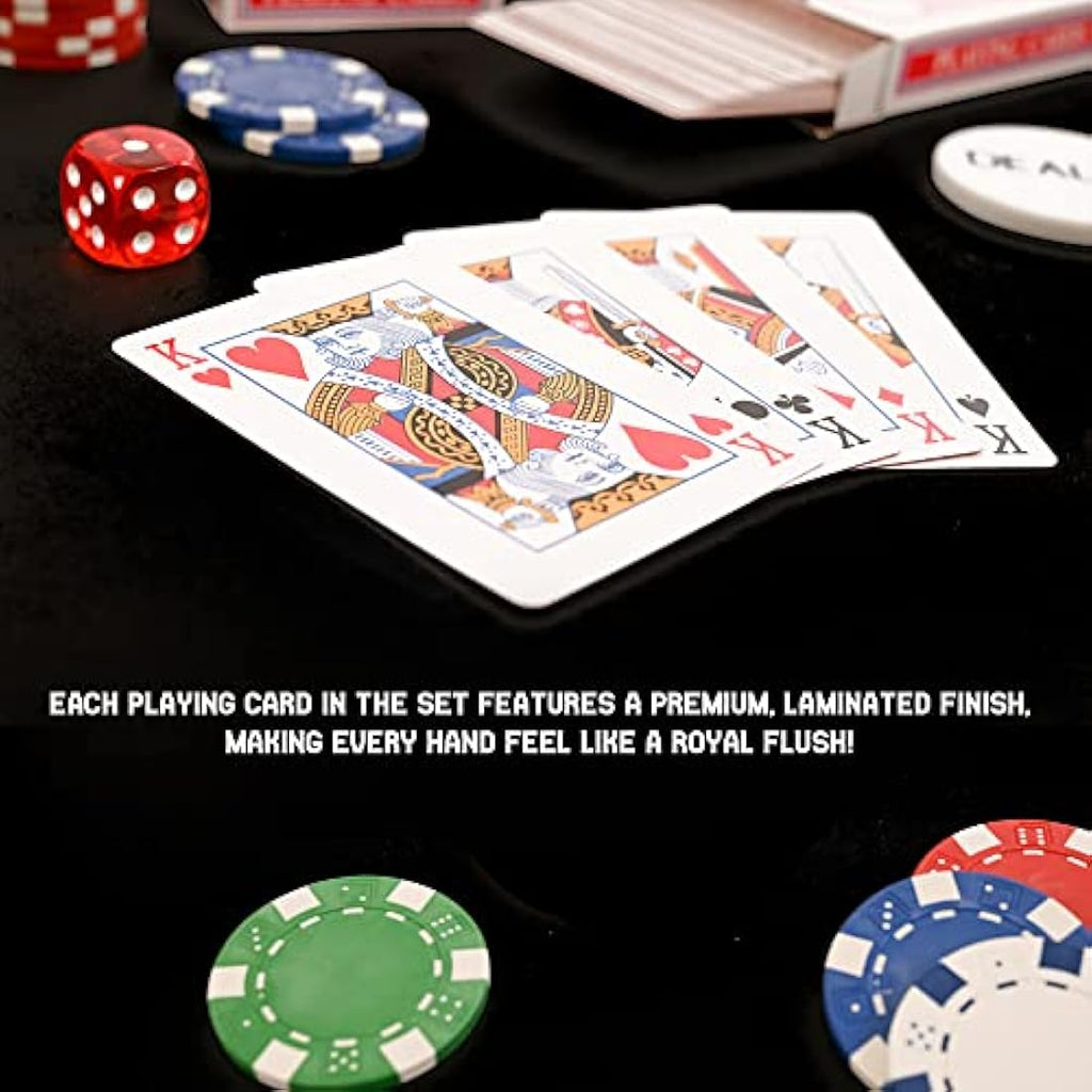M.Y 500 Piece Texas Hold'em Poker Set | 11.5g Chips & Aluminium Case