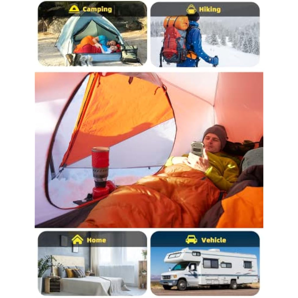 Bessport Mummy Sleeping Bag – 4 Season Ultralight 0°C Camping Gear