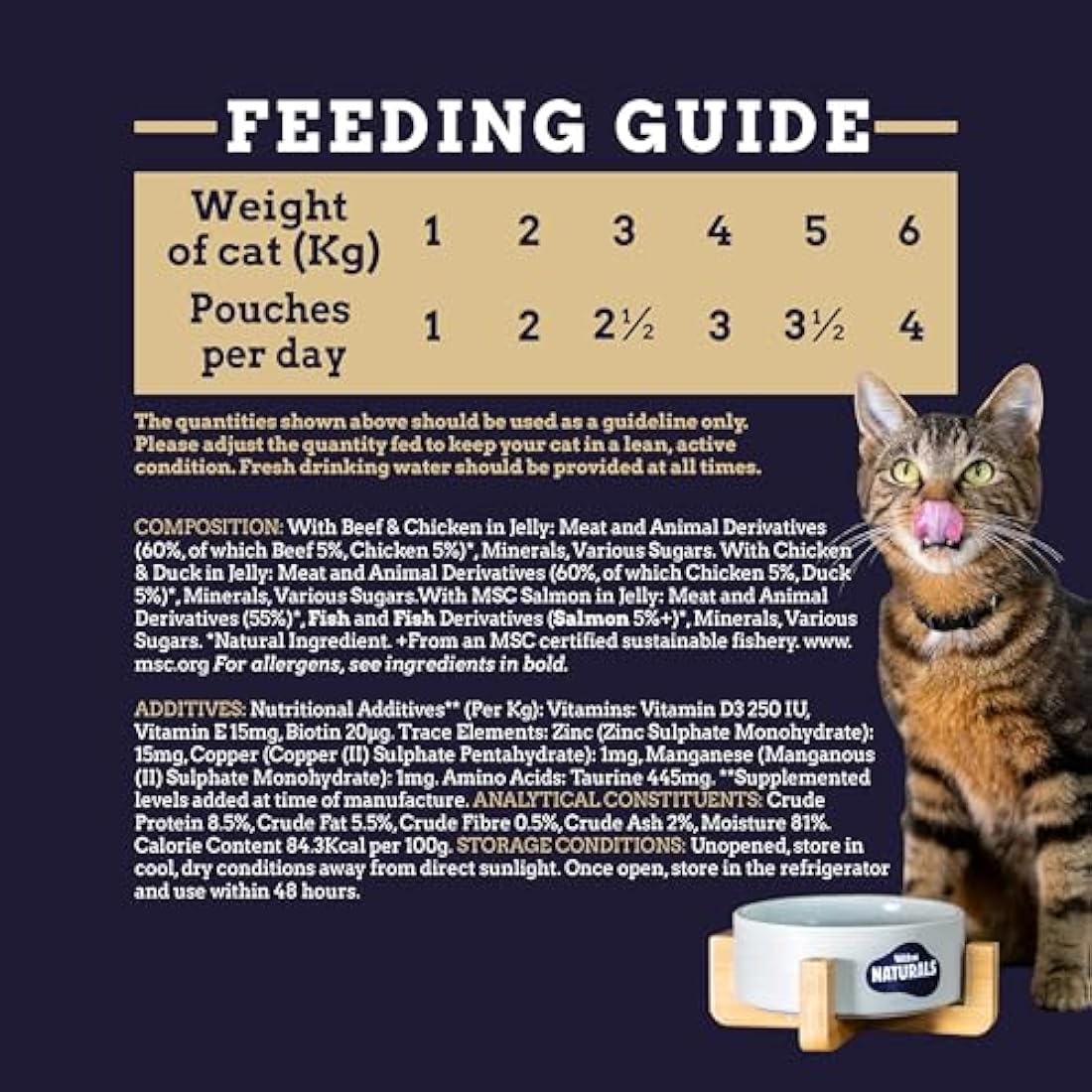 Webbox Naturals Kitten Wet Cat Food | Meat & Fish in Jelly (60 x 100g)