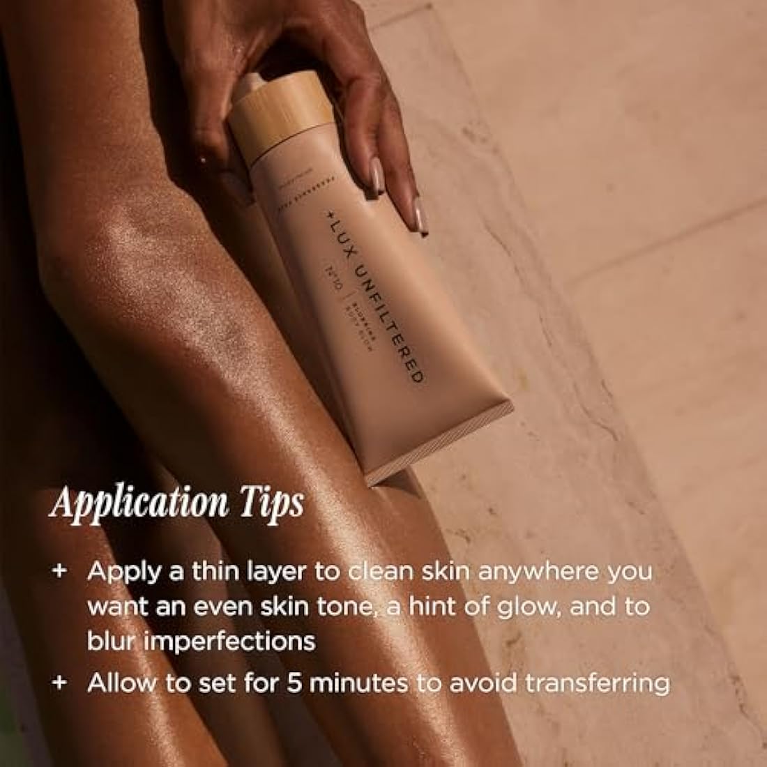Lux Unfiltered N°10 Blurring Body Glow - Shimmer Lotion with Vitamin C