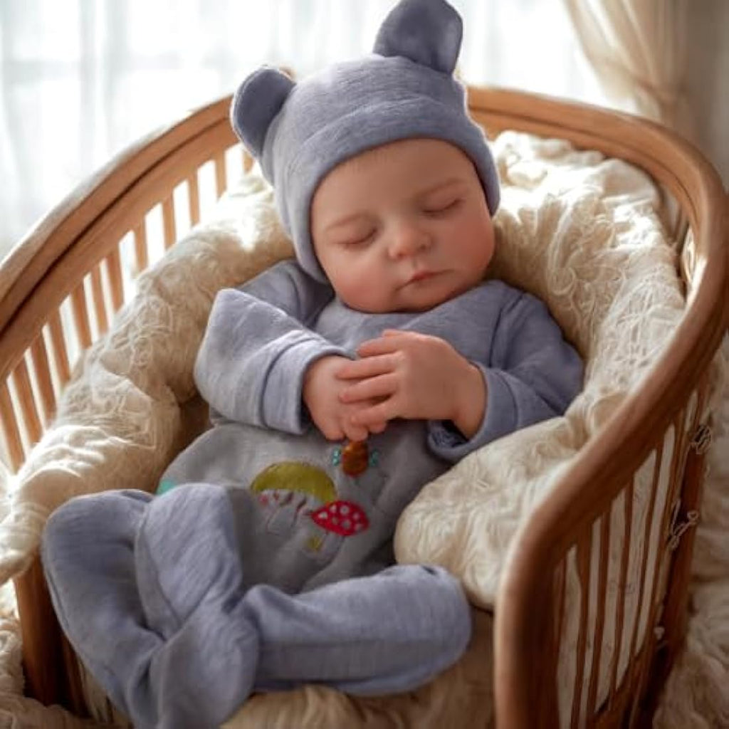 JIZHI 20" Realistic Reborn Baby Doll – Lifelike Vinyl Newborn Boy Doll