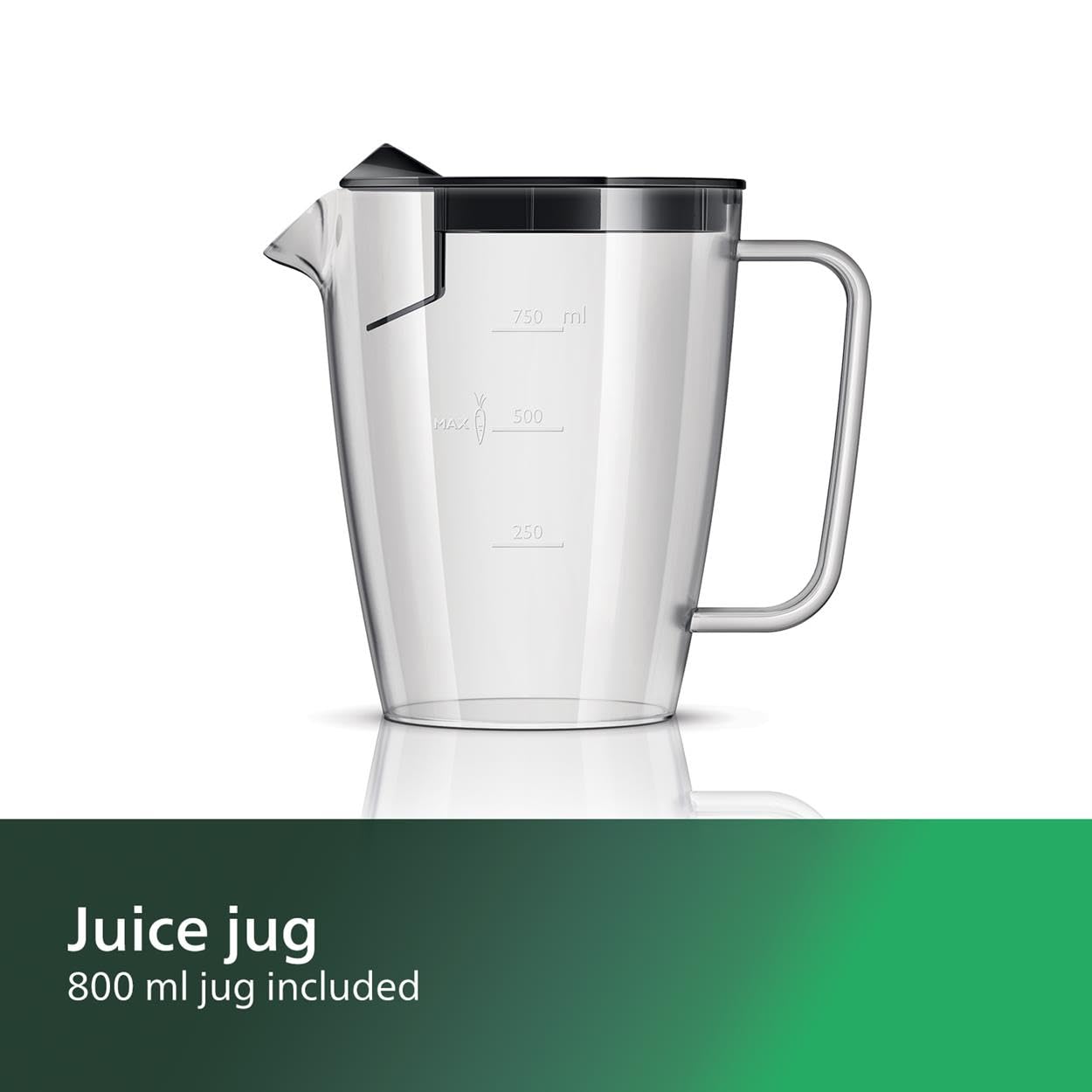 Philips Viva Collection Juicer – 800W Motor, 2L Capacity, Black