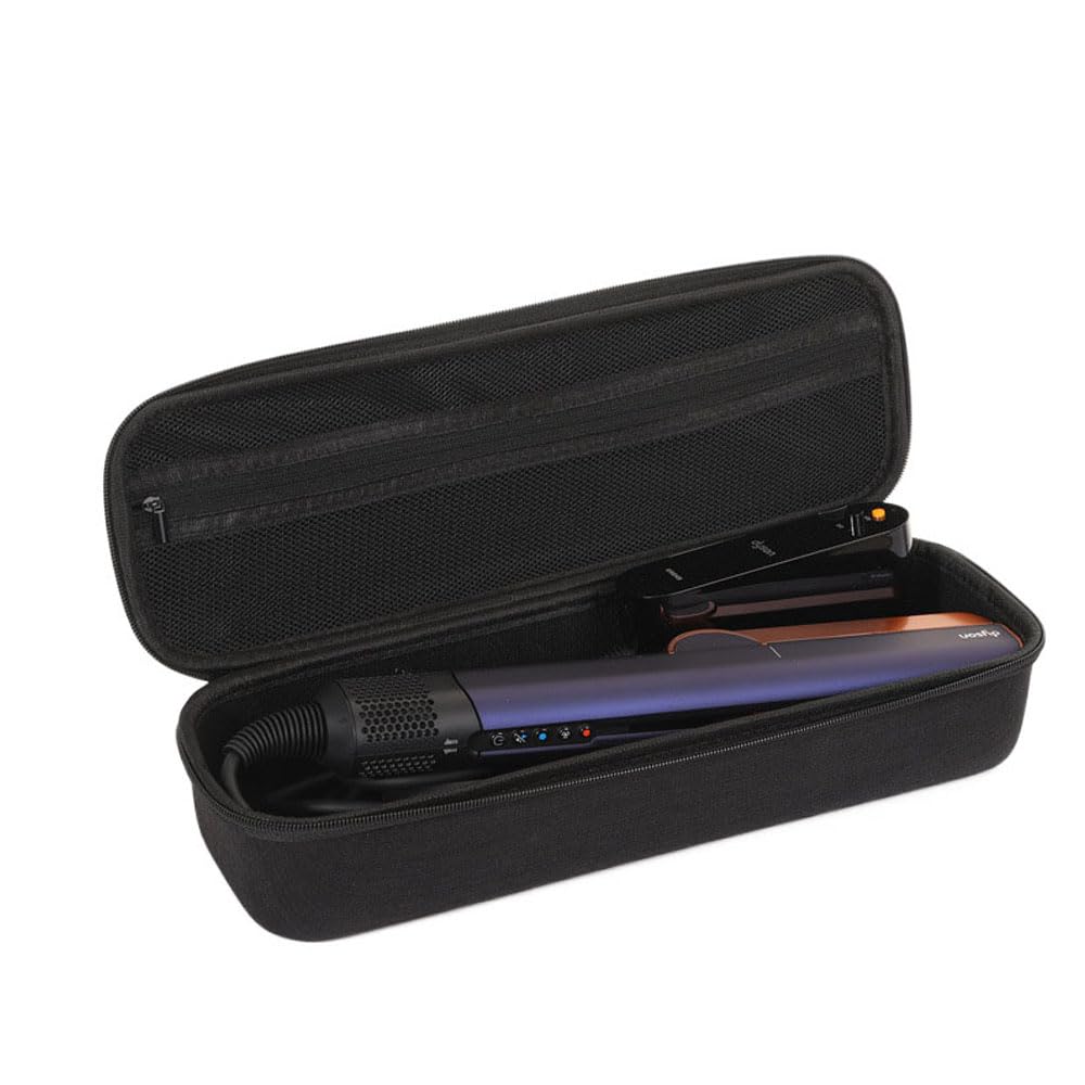 Hosoncovy Carrying Case Travel Case Storage Bag Protective Case Holder Box for Dyson Supersonic Hair Dryer and Nozzles Empty Bag Only Black - image 3