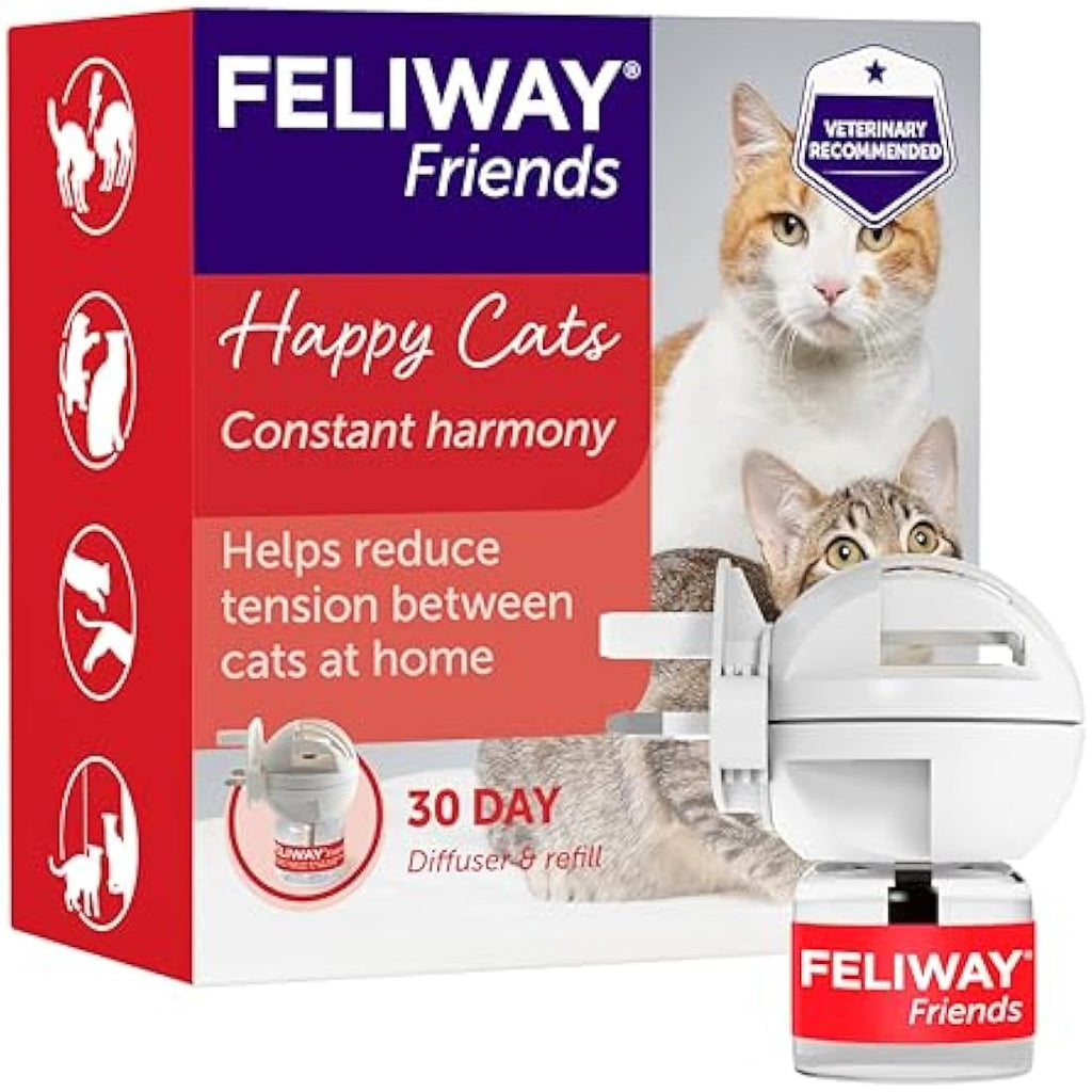 FELIWAY Friends Cat Calming Pheromone Diffuser Starter Kit | 30 Day Supply