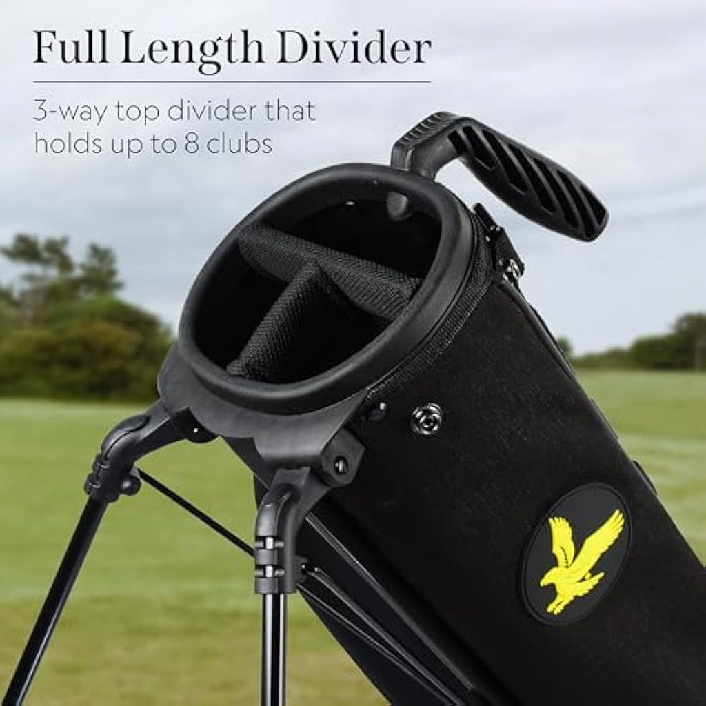 Lyle and Scott Gleneagle Golf Stand Bag – Lightweight 3-Way Divider