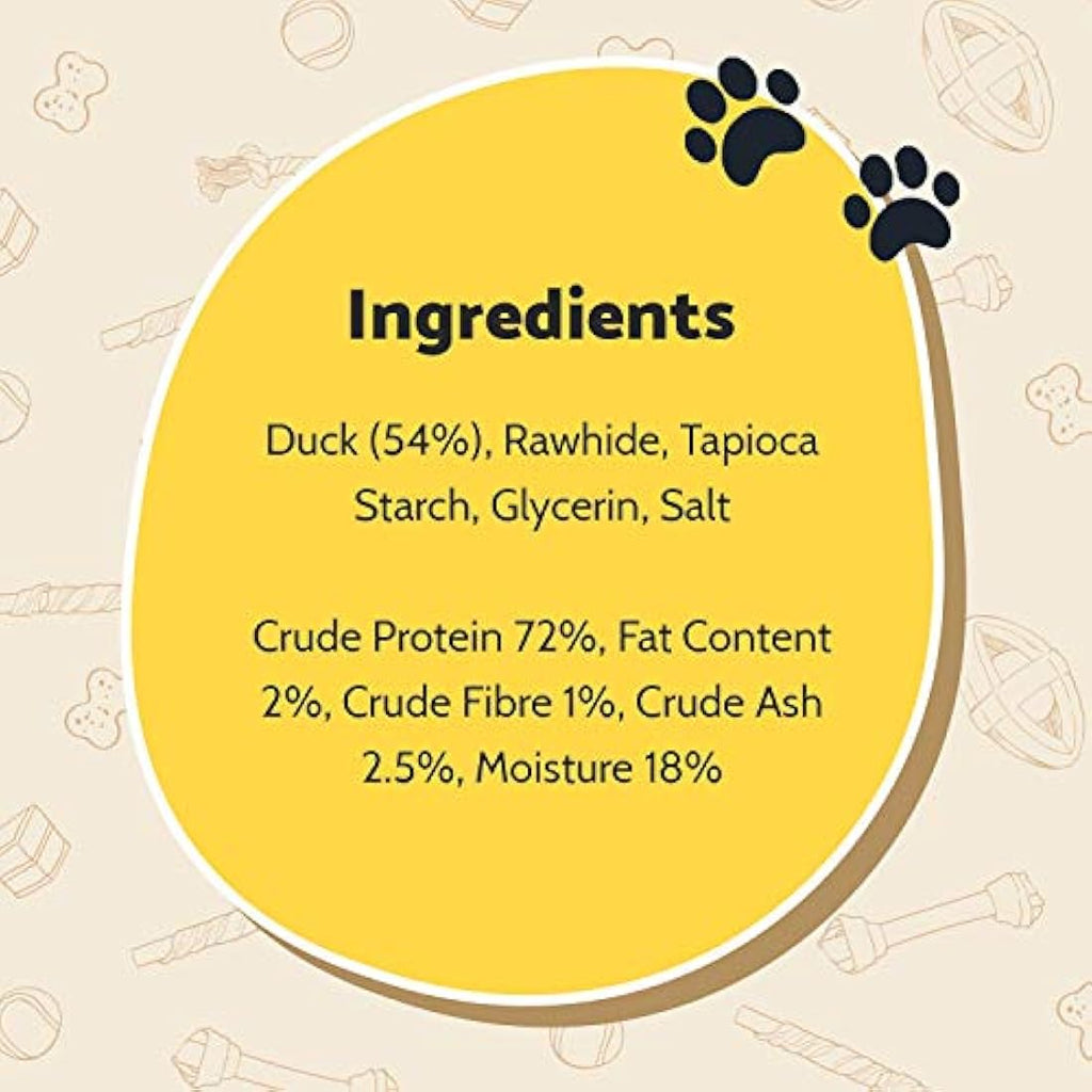 Good Boy Duck Chewy Twists – Natural Gluten Free Dog Treats (10 x 90g)