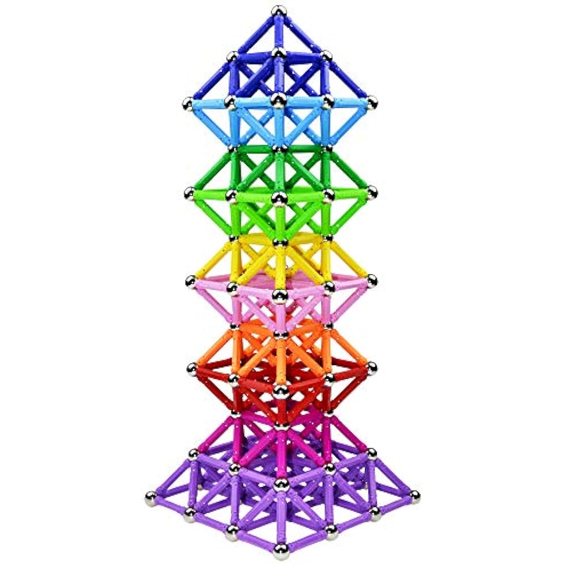 Jolof Store Magnetic Building Blocks – 310pc STEM Construction Toy Set