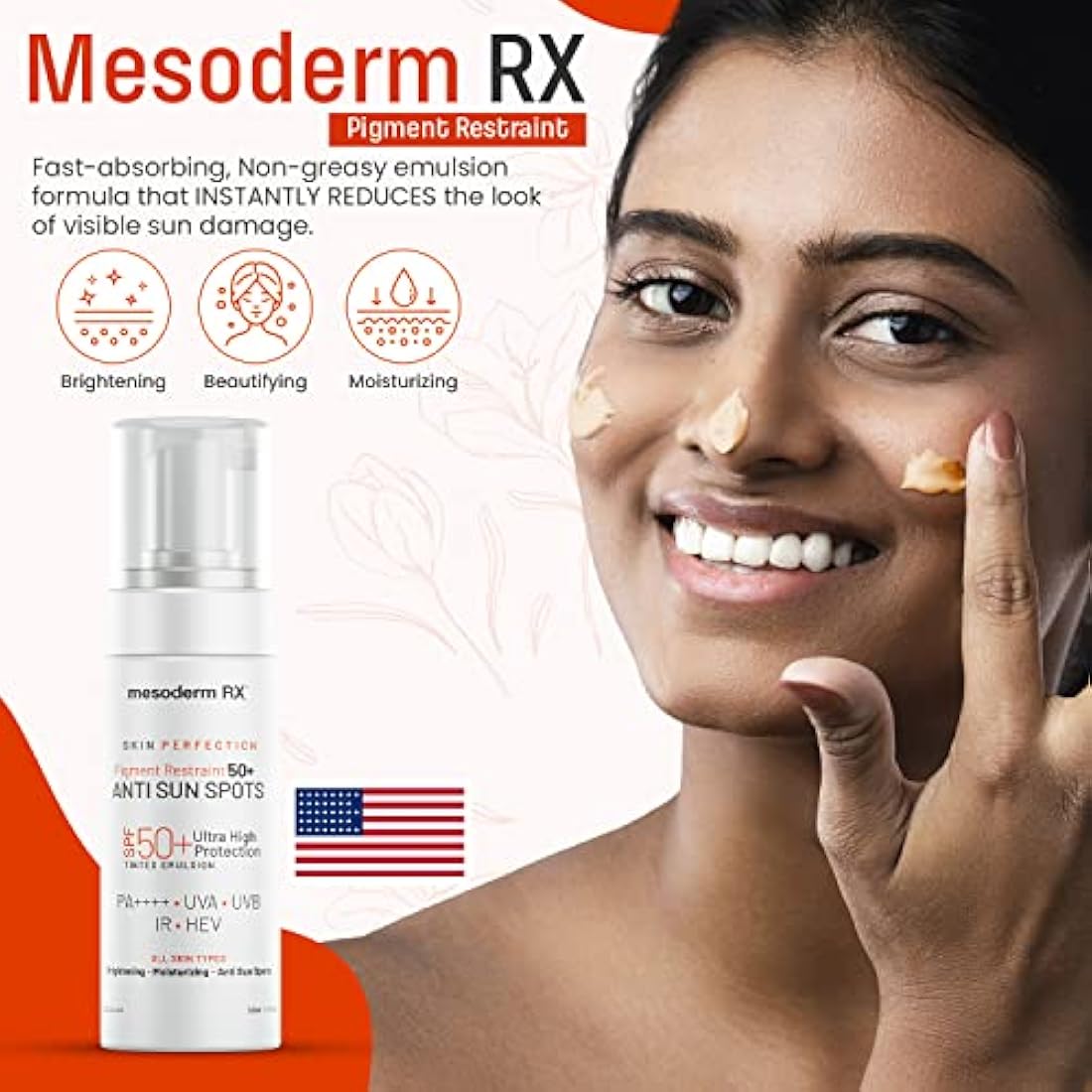 Mesoderm RX Pigment Restraint 50+ Sunscreen – Anti Sun Spot Cream, 50ml