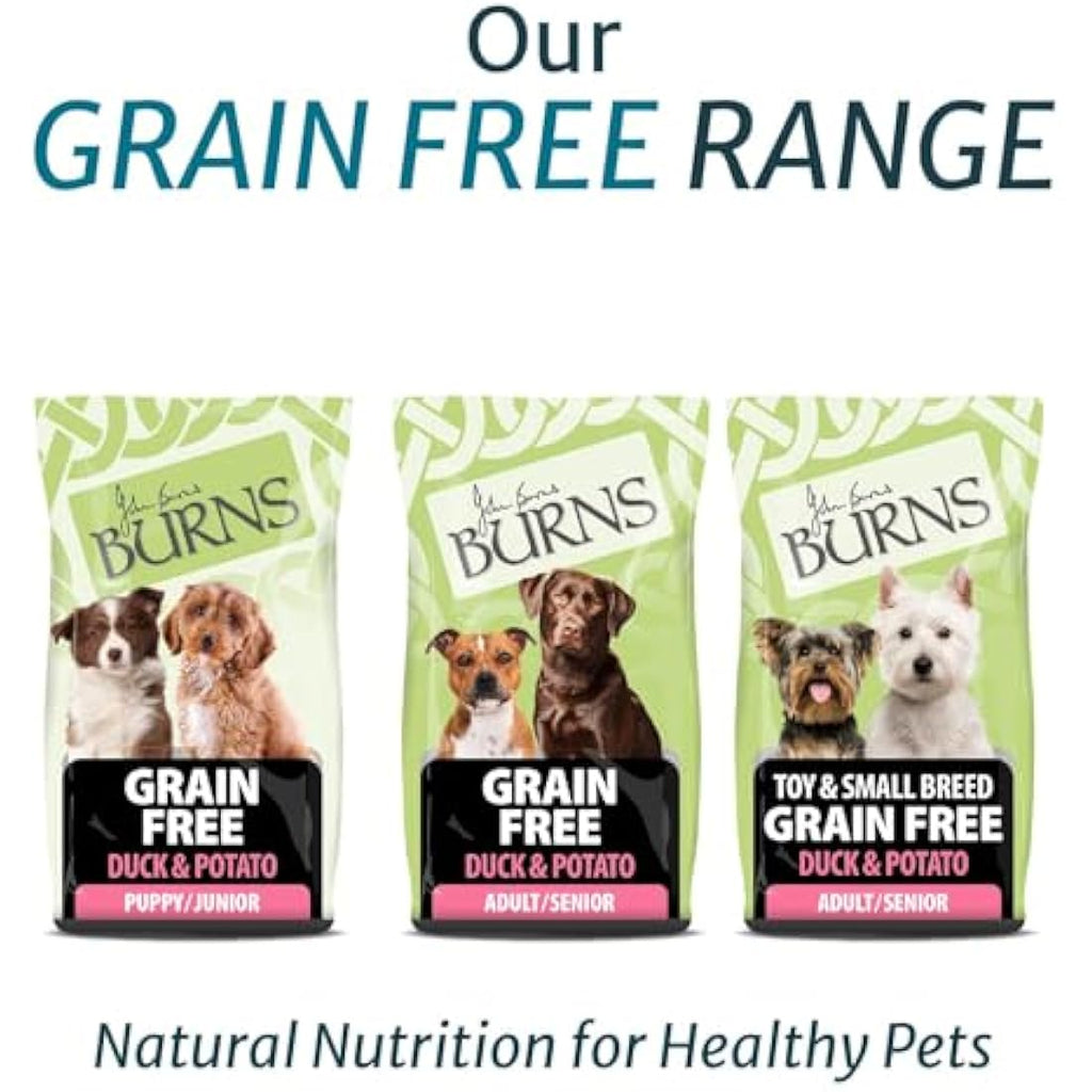 Burns Pet Nutrition Grain Free Duck & Potato Dog Food - 12kg