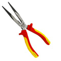 S&R VDE Long Flat Nose Pliers 200mm – 1000V Insulated Steel Tool