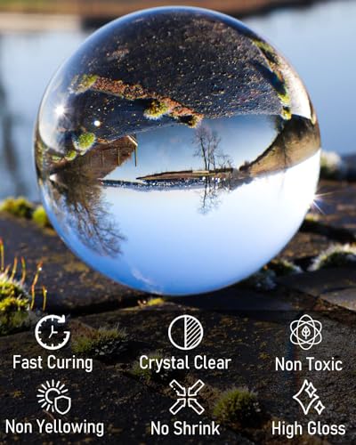 Nicpro UV Resin Kit 2000g – Crystal Clear Quick Cure Epoxy for Jewelry