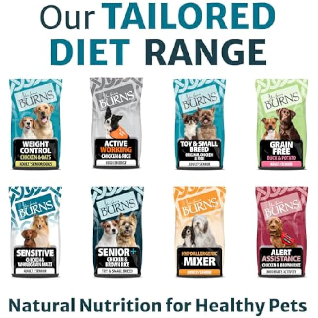 Burns Pet Nutrition Weight Control Dog Food - Chicken & Oats - 6kg