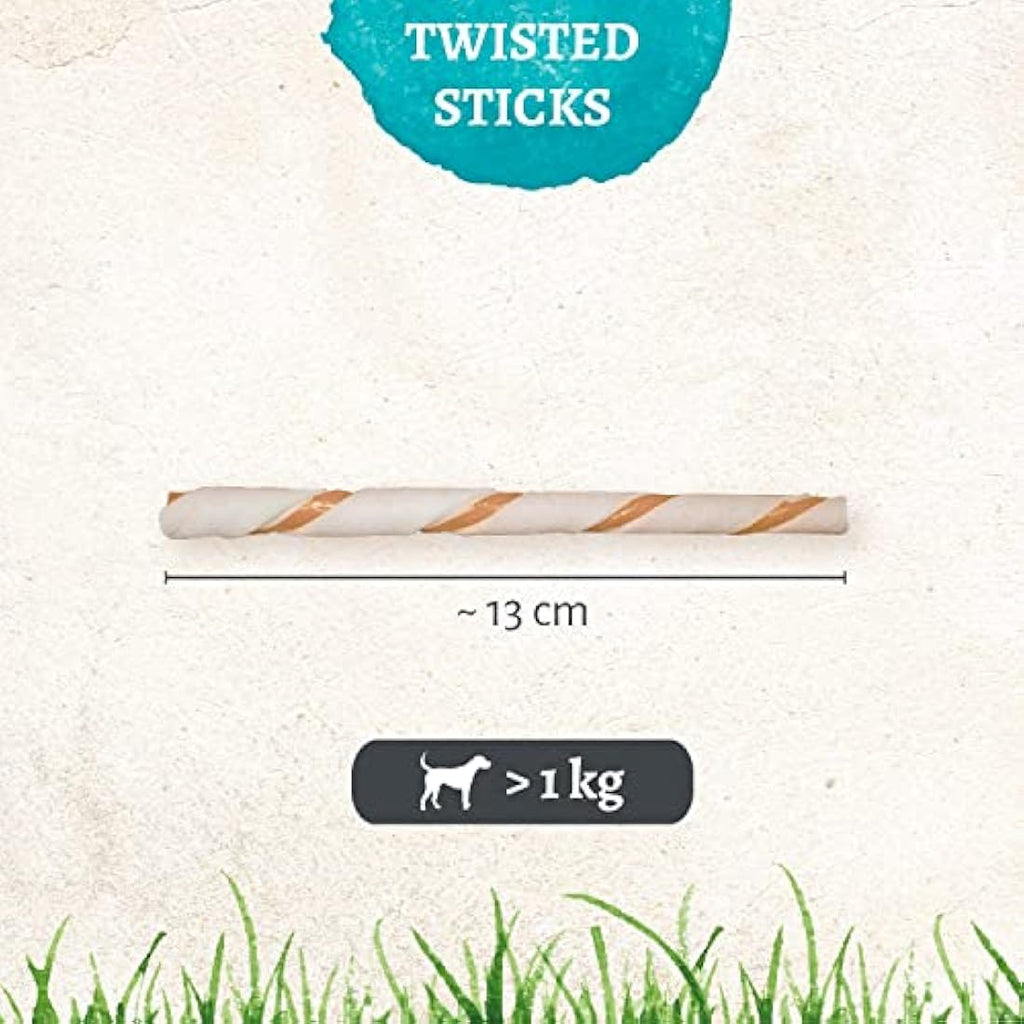 8in1 Pro Dental Twisted Sticks – Chicken & Beef Dog Chews, 10 Pack