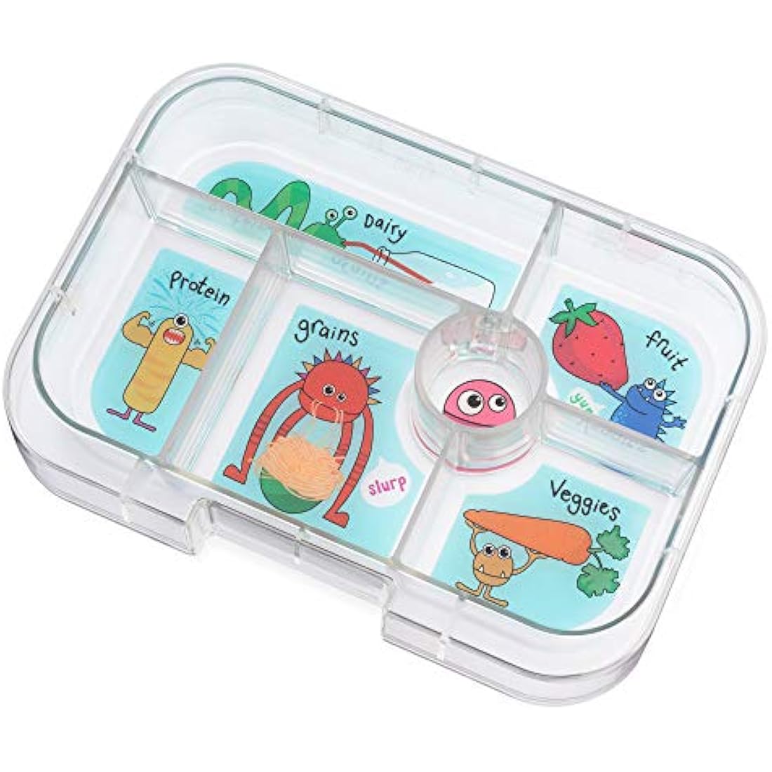 Yumbox Original Kids Bento Lunch Box | Leakproof 5-Compartment - Green