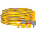 Hozelock Starter Garden Hose Kit | 30m Braided Reinforced Hose with Nozzle
