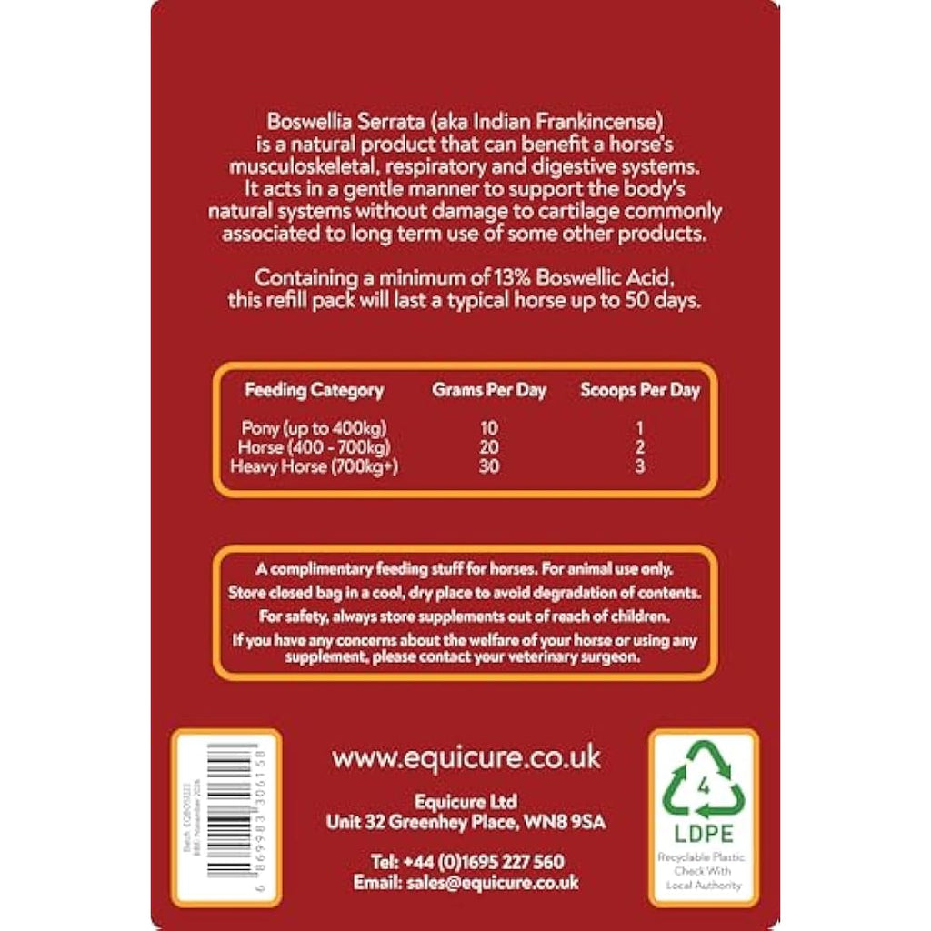 Equicure Boswellia Serrata Powder - Natural Horse Joint Supplement (1KG)