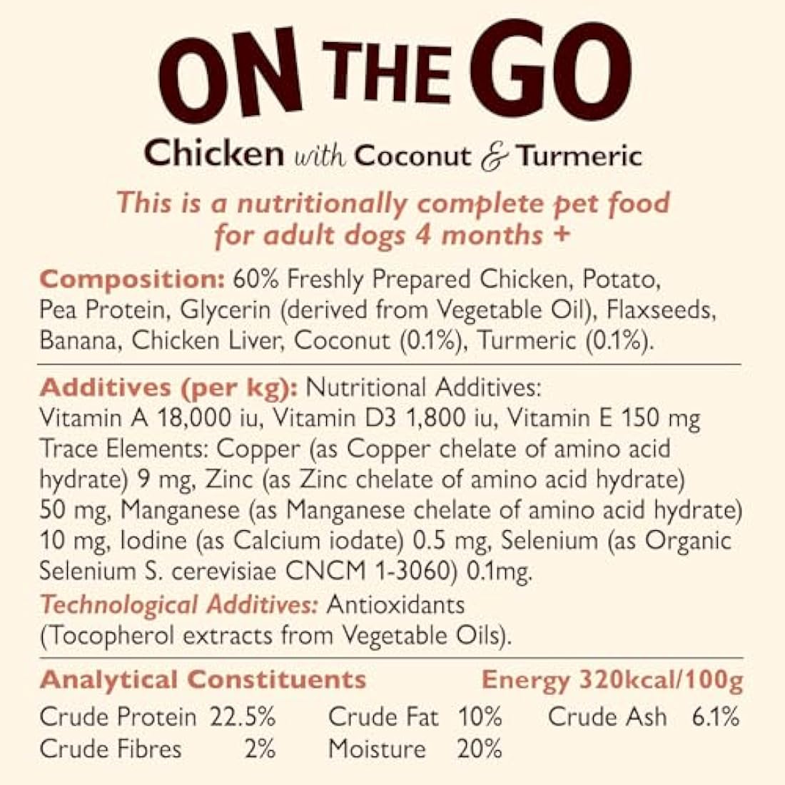 Lily's Kitchen Chicken On the Go Dog Bars | Grain-Free Multipack 6x40g