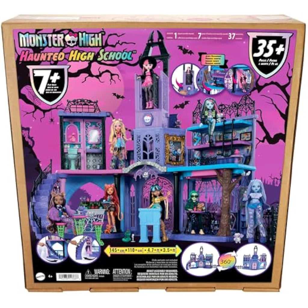Monster High Haunted High School Playset - 35+ Piece Dollhouse