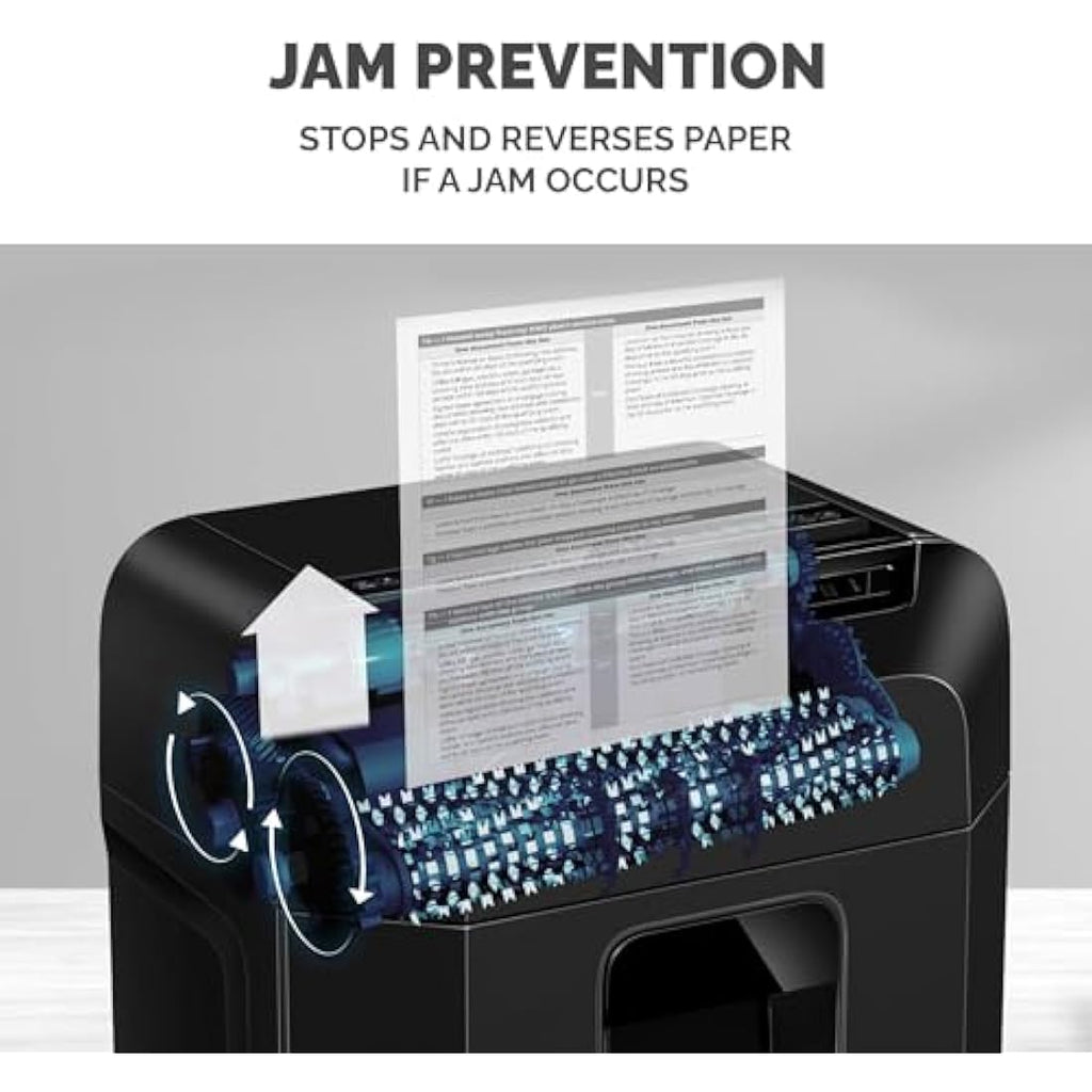 Fellowes AutoMax 90M Hybrid Paper Shredder | 90-Sheet Mini-Cut P-4