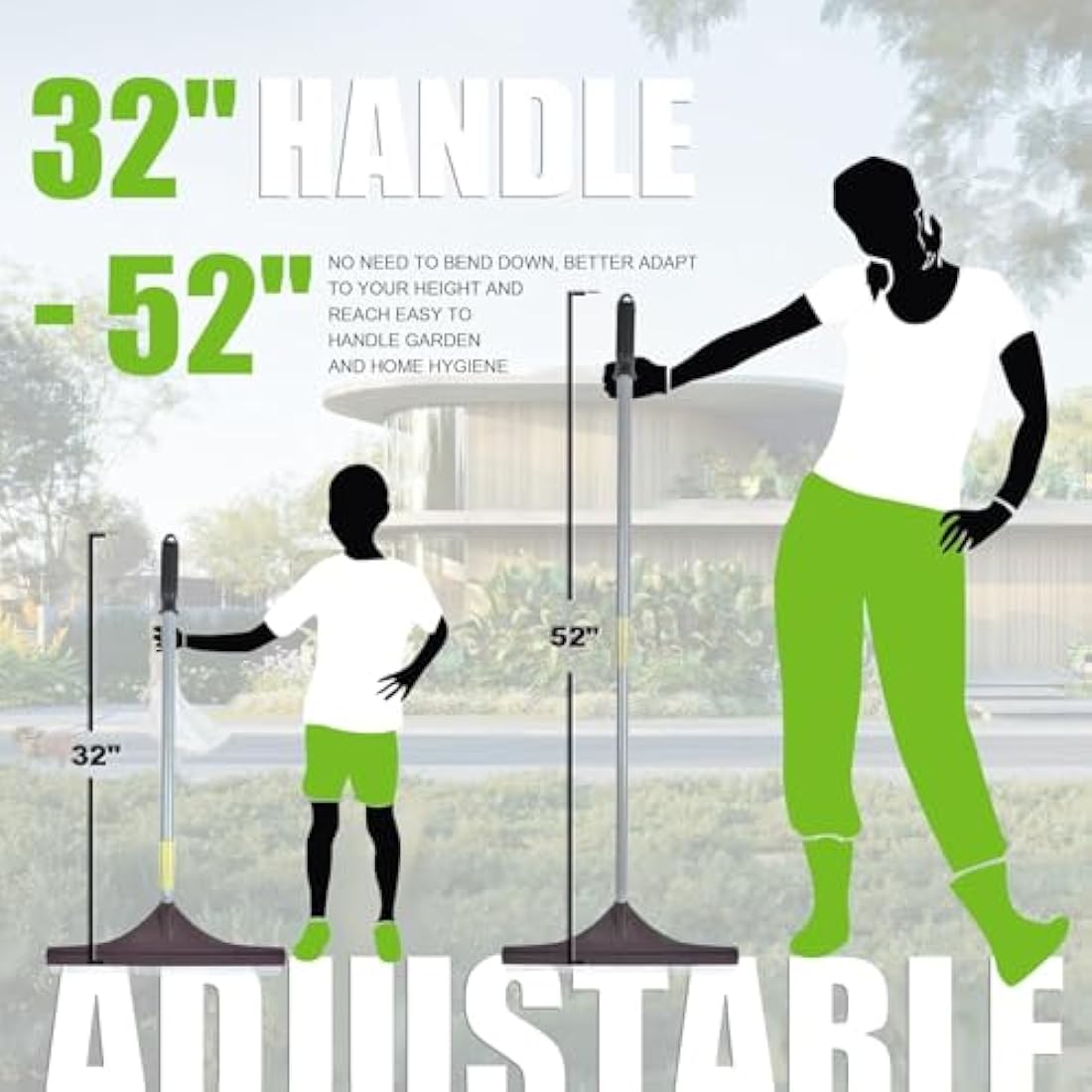 Winslow & Ross Artificial Grass Rake | Telescopic Handle Nylon Brush