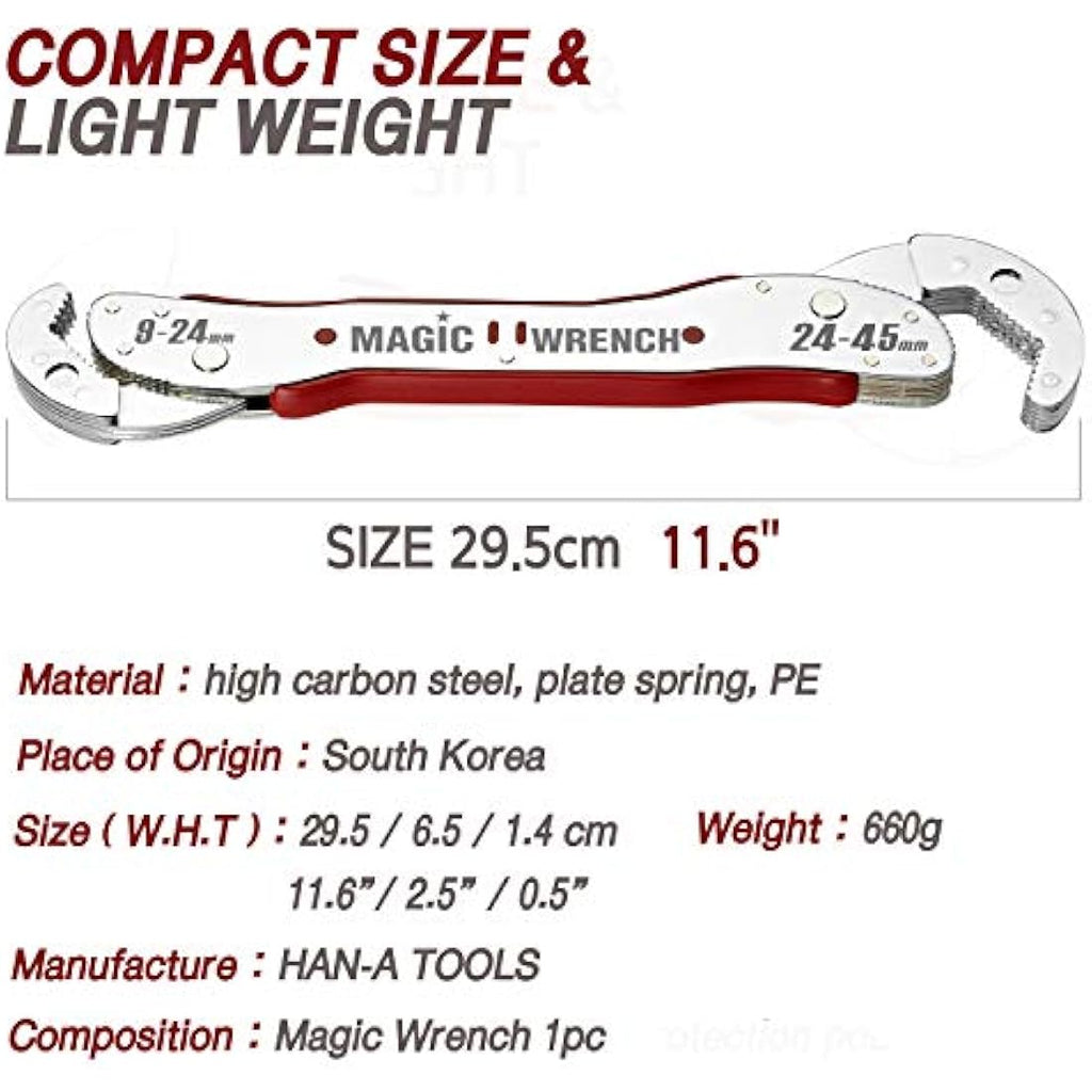 Universal Magic Wrench – Heavy-Duty Ratcheting Spanner