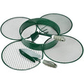 johgee Metal Garden Sieve - 4 Mesh Sizes Soil Sifter with Tools