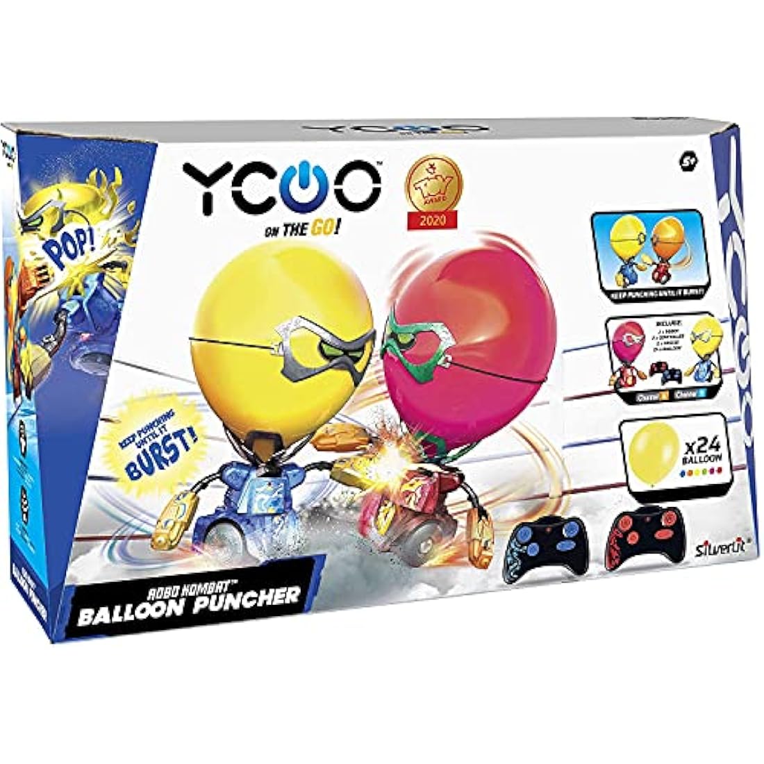 YCOO Robot Kombat Balloon – Pack de 2 Robots de Combat Télécommandés