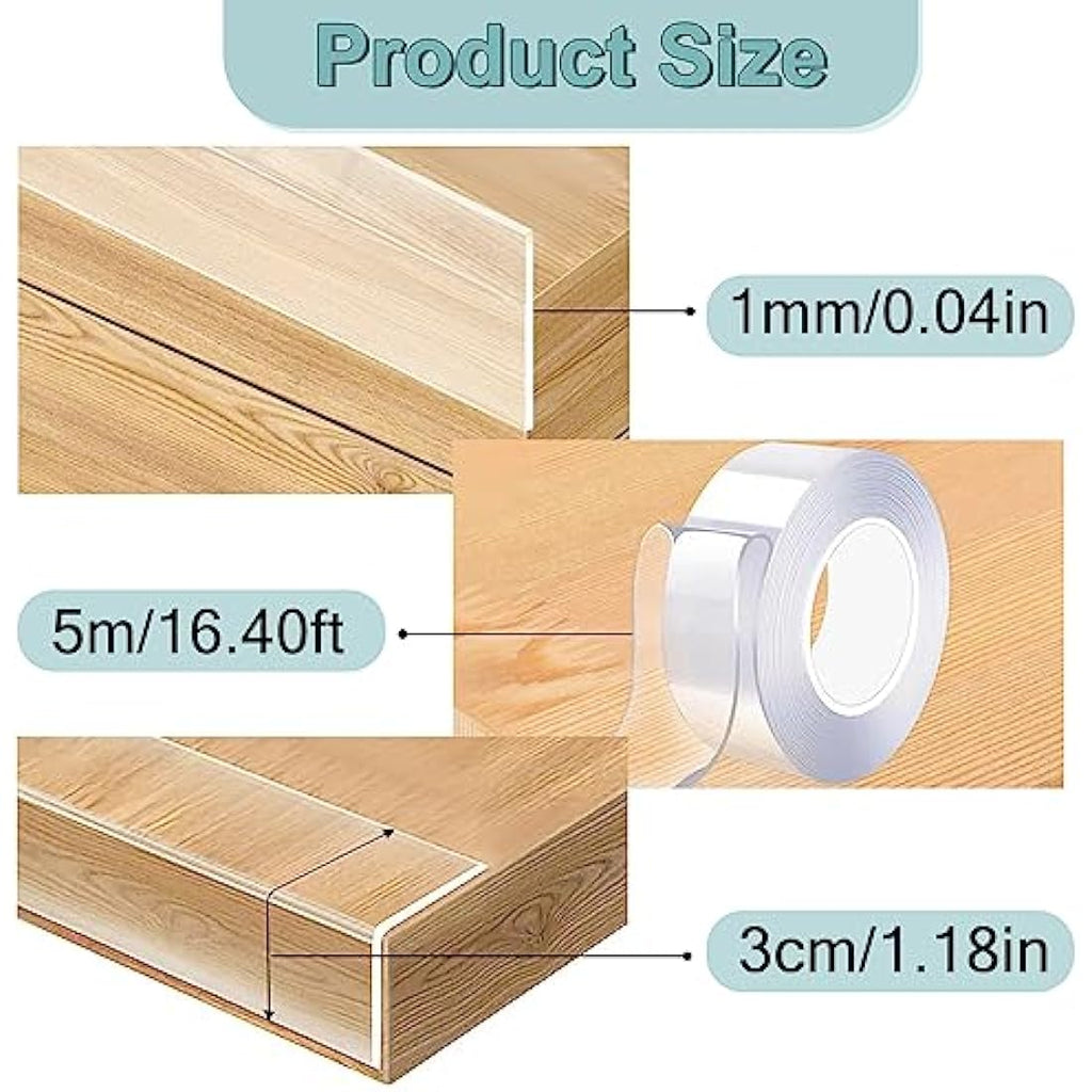 Jolof Store Clear Baby Proofing Edge Protector – 5m Adhesive Strip