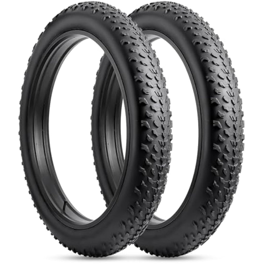 YunSCM 20x4.0 Foldable Fat Bike Tyre and Inner Tube Set for E-Bikes
