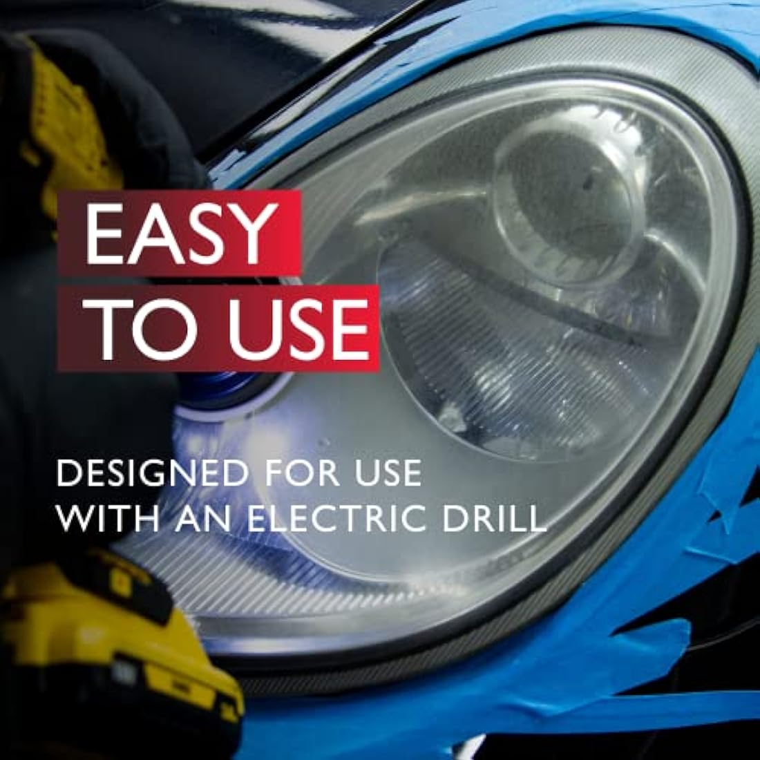 Autoglym Headlight Restoration Complete Kit – For Electric Drills