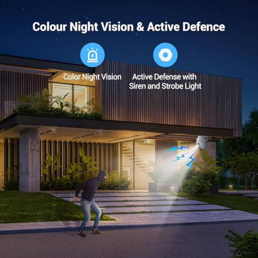EZVIZ C8c 4MP Outdoor PTZ Security Camera | 2.5K Color Night Vision