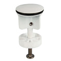 Tecuro Eccentric Plug Diameter 40 mm White Ral 9016, Drain Plug Insert for Drain Cover Hair Catcher - image 1