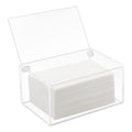 Watpot Acrylic Dryer Sheet Holder – Clear Laundry Dispenser with Lid