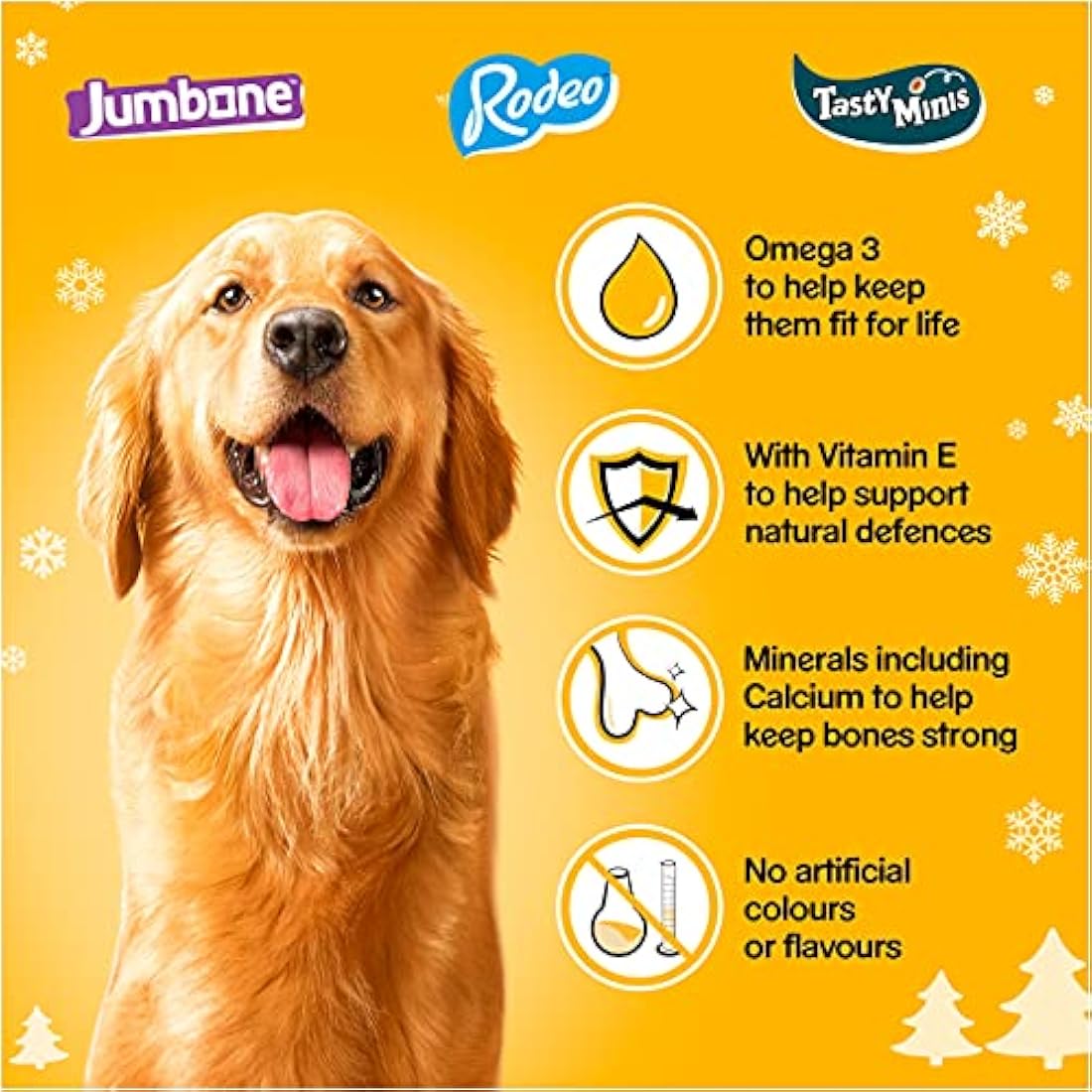 Pedigree Christmas Dog Treats Stocking Pack – 2 Pack Holiday Gift Set