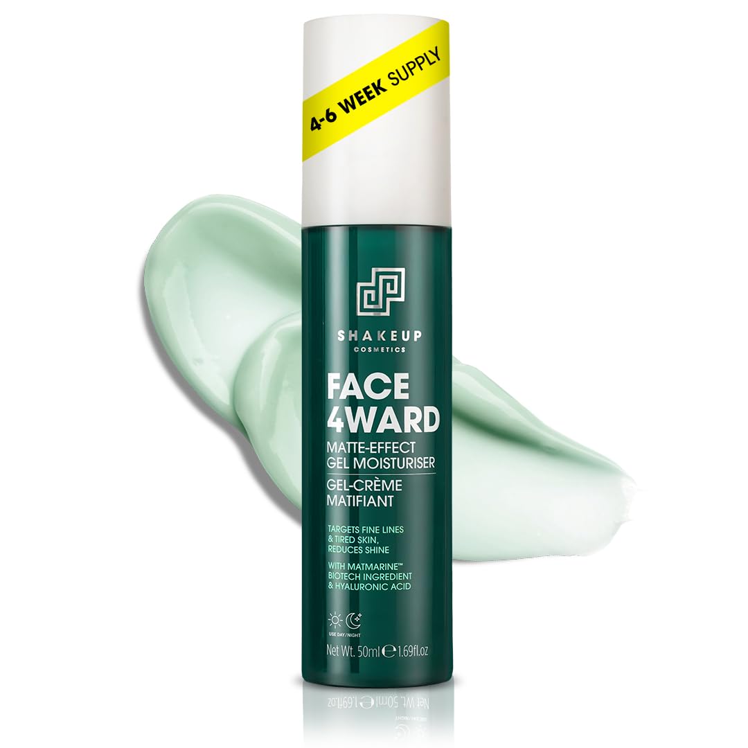 Shakeup Cosmetics Men's Face Moisturiser | Matte Oil-Control Gel 50ml