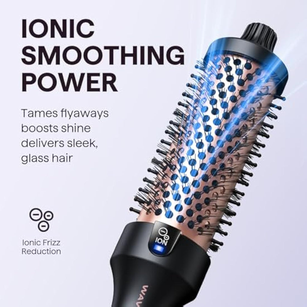 Wavytalk Thermal Brush | 38mm Ionic Heated Round Brush for Blowout