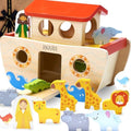Jaques of London Wooden Noah's Ark Toy – Montessori Shape Sorter