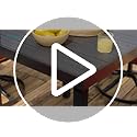 YITAHOME Square Outdoor Dining Table - 78cm WPC Wood Top & Aluminum