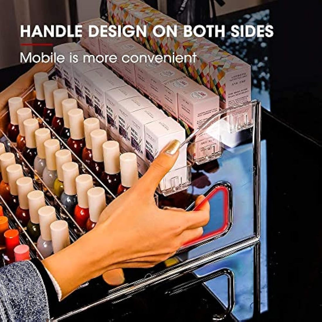 Acrylic Nail Polish Organizer – 7-Tier 168 Bottle Display Rack
