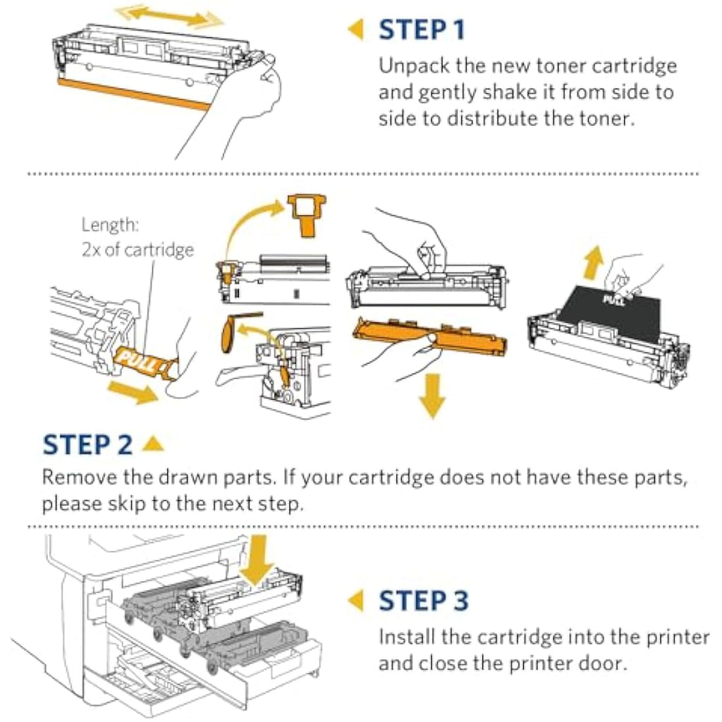 SMARTOMI 131X Toner Cartridge 4-Pack for HP LaserJet Pro 200 M276nw M251nw