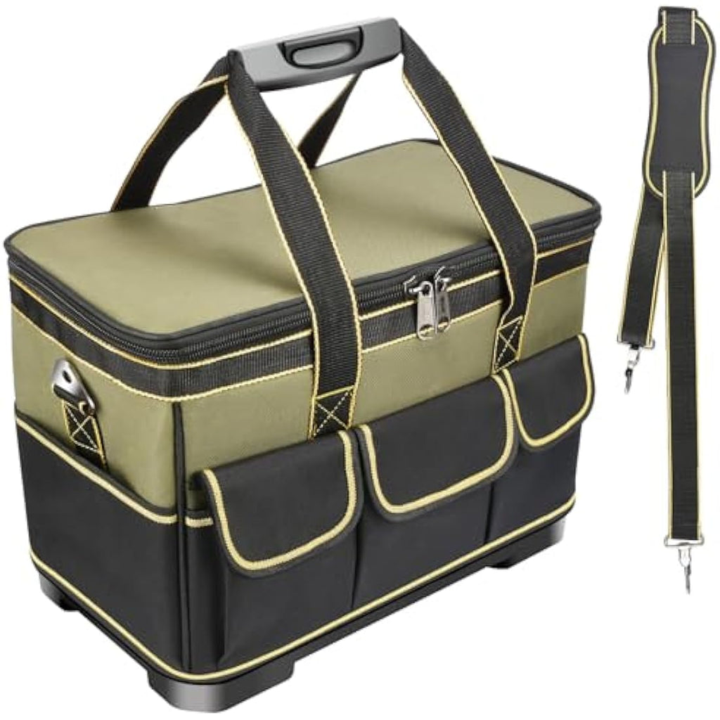 Noosverl Heavy Duty Tool Bag | Waterproof Oxford Storage Tote with Strap