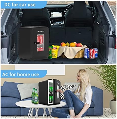 15L Mini Fridge | Portable 21-Can Cooler & Warmer for Car