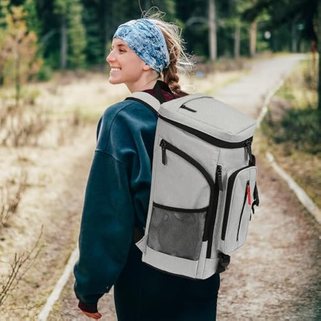 TUGUAN 30L Insulated Cooler Backpack | 36-Can Leak Proof Thermal Rucksack