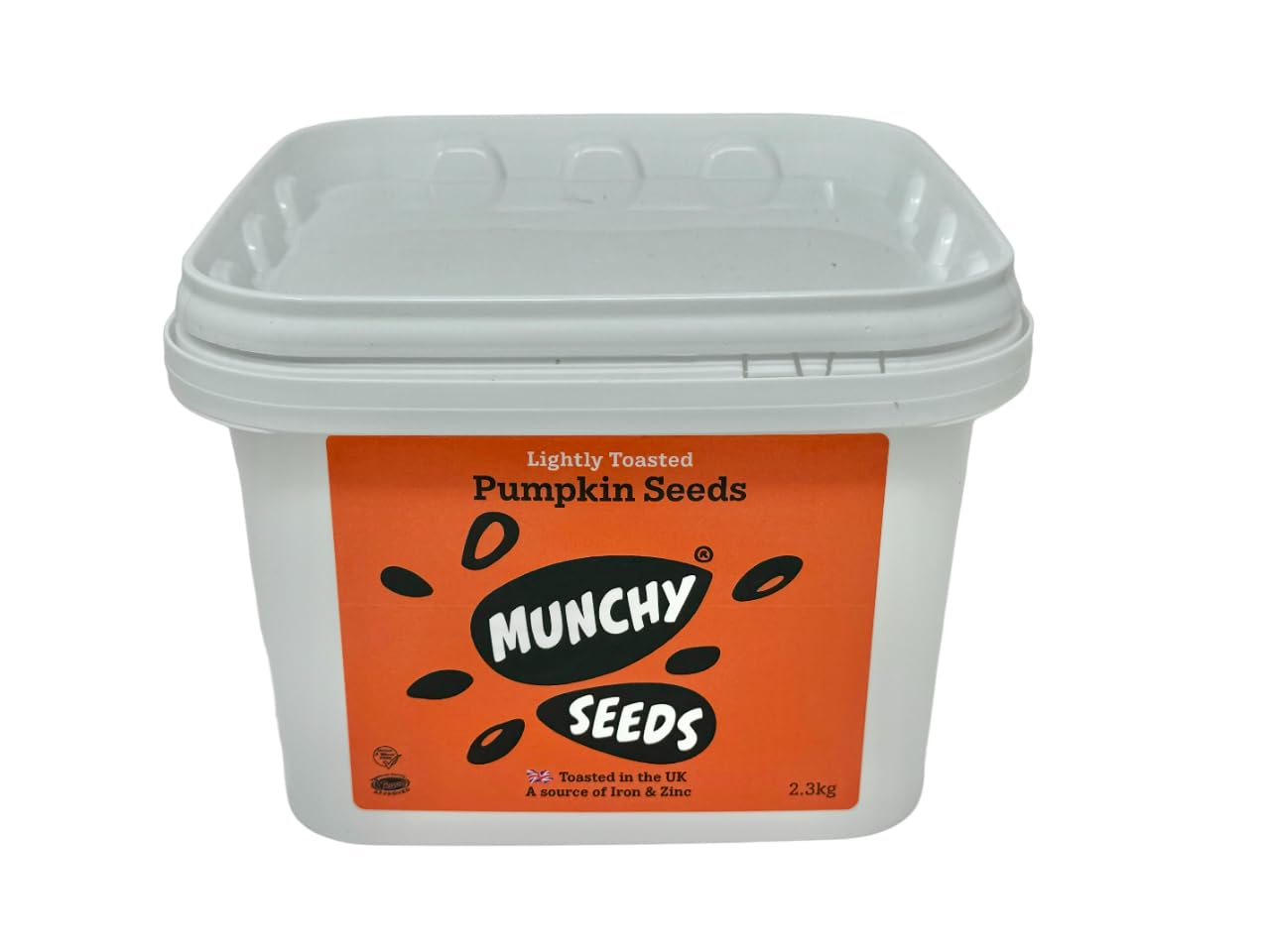 Munchy Seeds Lightly Toasted Pumpkin Seeds | 2.3kg Bulk Superfood Tub