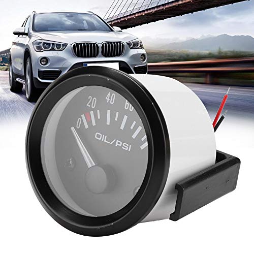Jolof Store 52mm Oil Pressure Gauge | Universal Car Meter 0-100 PSI
