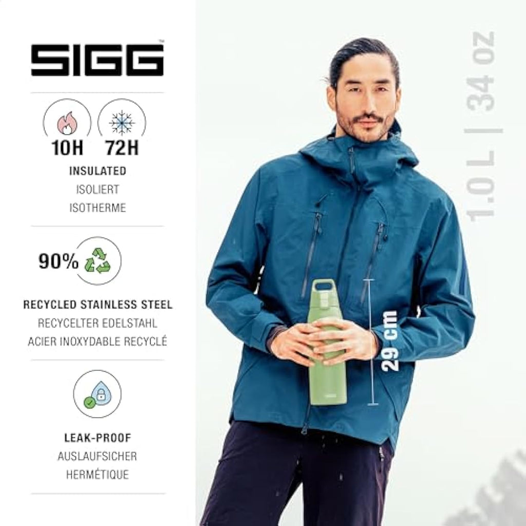 SIGG Shield Therm One Insulated Stainless Steel Water Bottle - 0.5L-1L