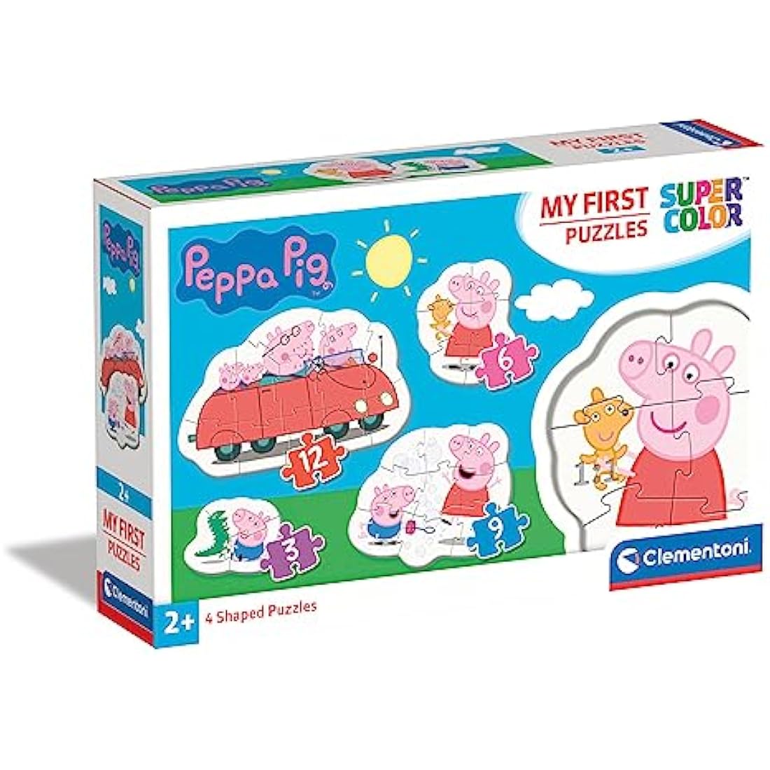 Clementoni Peppa Pig My First Jigsaw Puzzles for Toddlers - 4 Pack