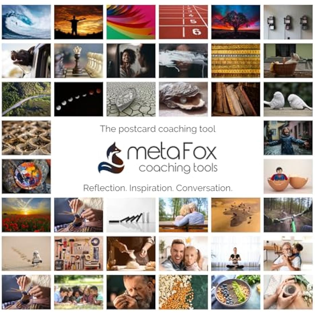 metaFox Building Resilience Therapy Cards | 52 Mindfulness Coaching Tools