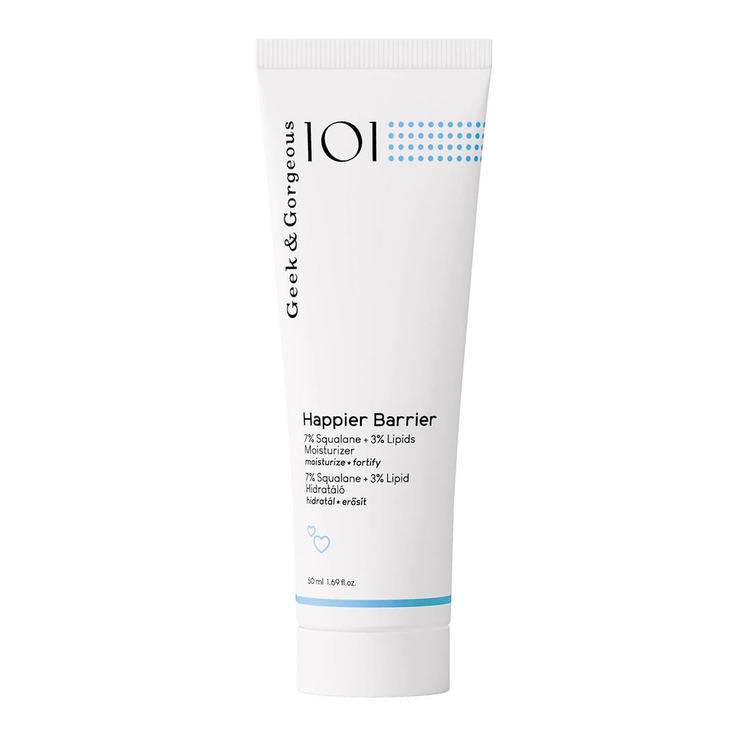 Geek & Gorgeous Happier Barrier Moisturizer | Squalane & Ceramide – 50ml