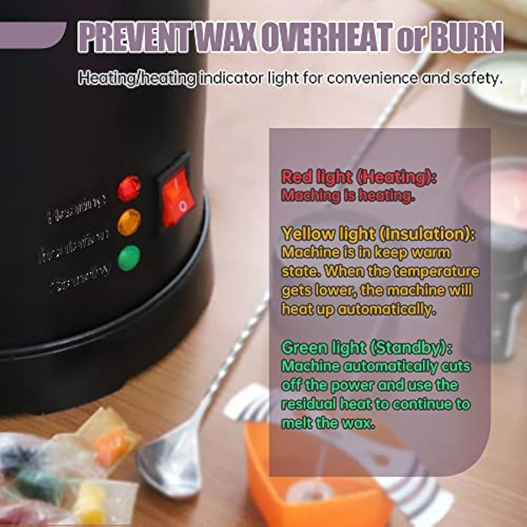 TOAUTO 8L Electric Wax Melter – Commercial Candle Making Machine
